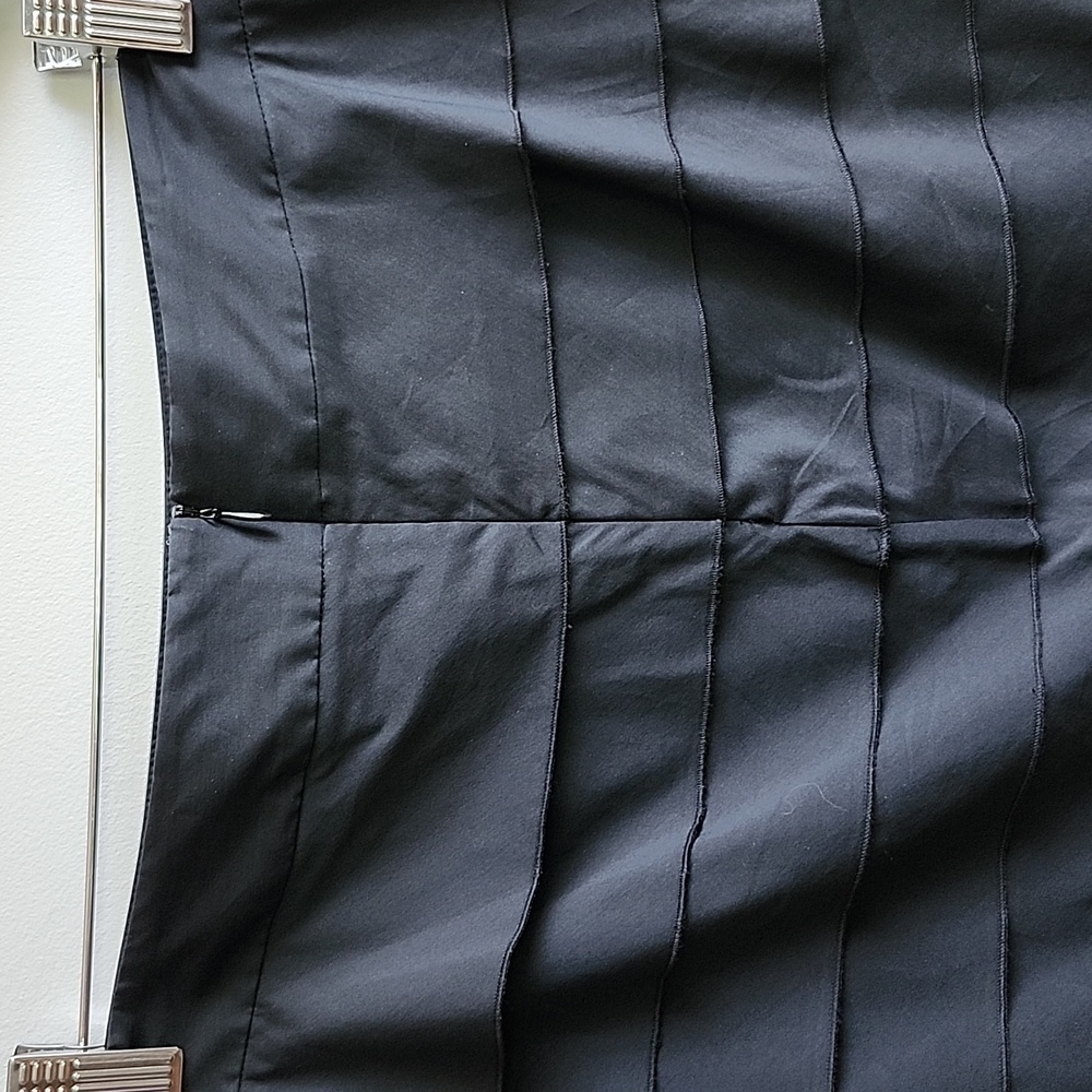 BCBGMAXAZRIA Black waterfall layered criss cross mini skirt - Picture 6 of 10